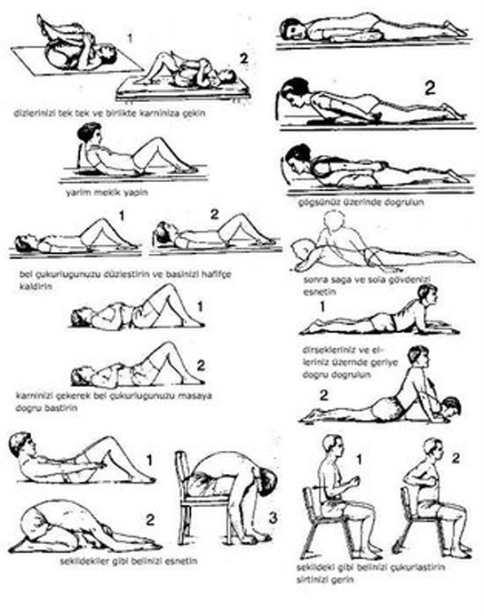 Bel Fıtığı Fizik Tedavi Hareketleri